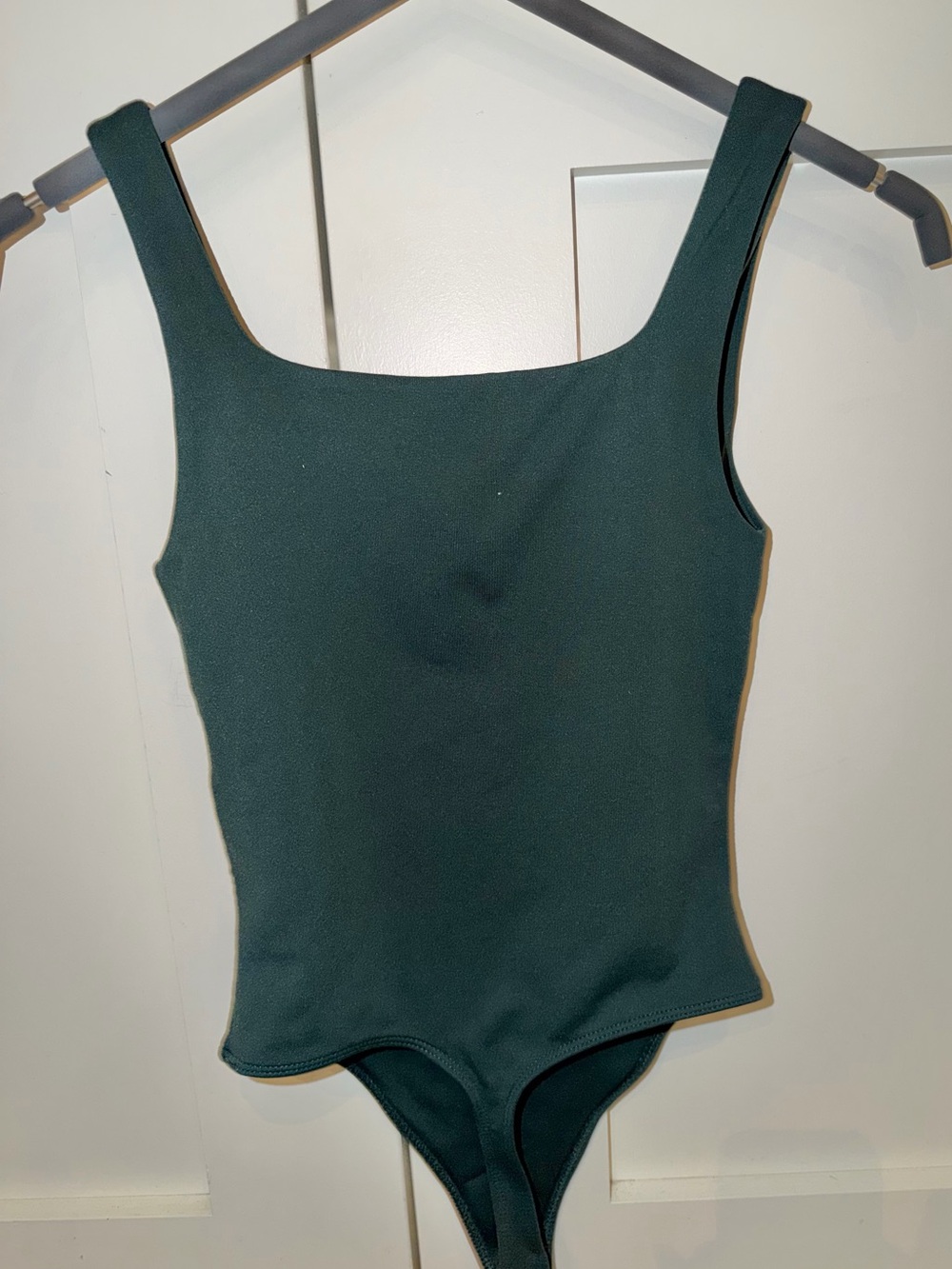 Forest green contour bodysuit